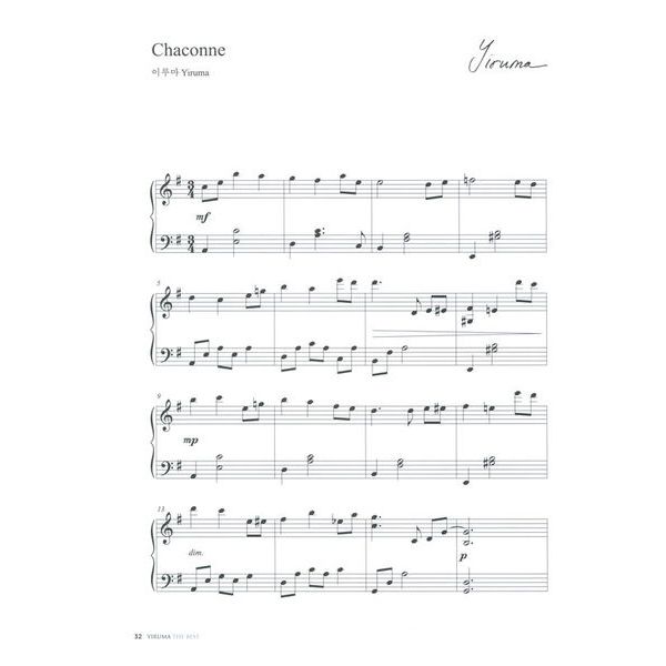 Volonte & Co The Best of Yiruma Easy Piano