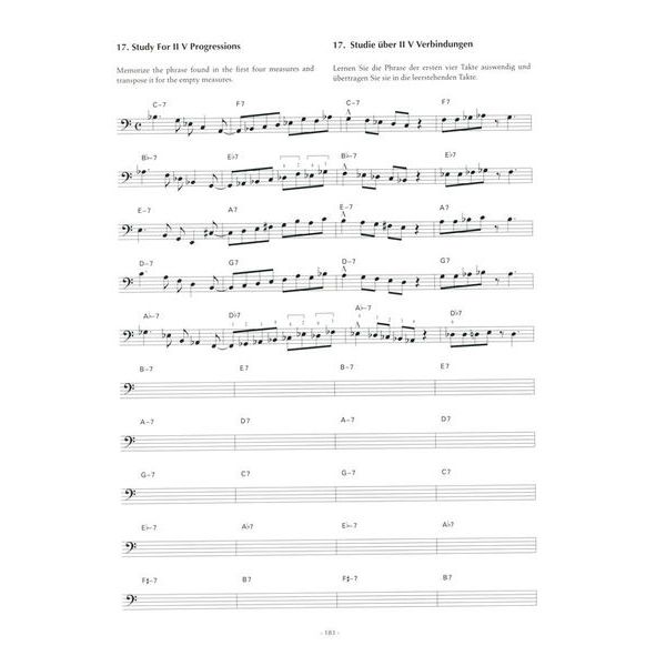 Advance Music Jazz Bass Compendium