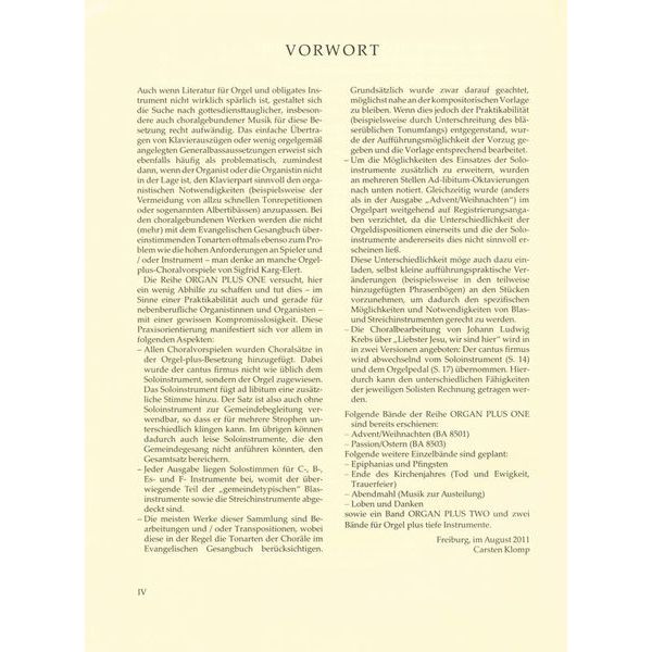 Brenreiter Organ Plus Gottesdienst