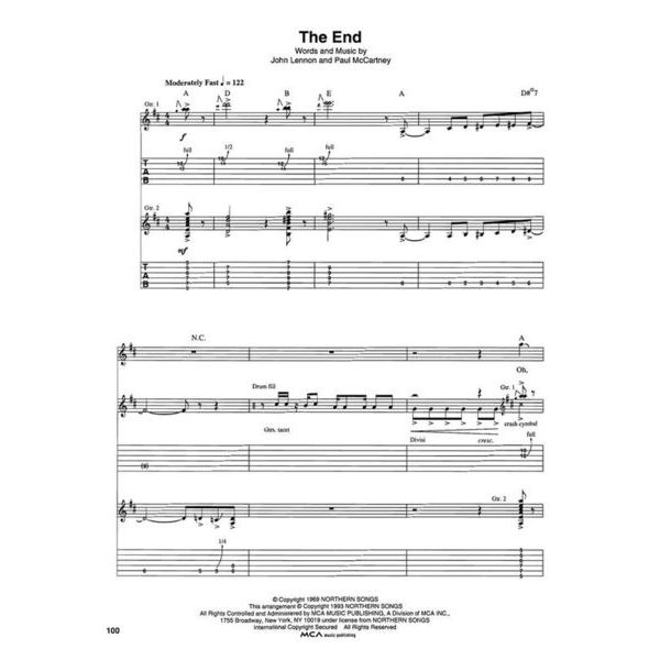 Hal Leonard Beatles Abbey Road