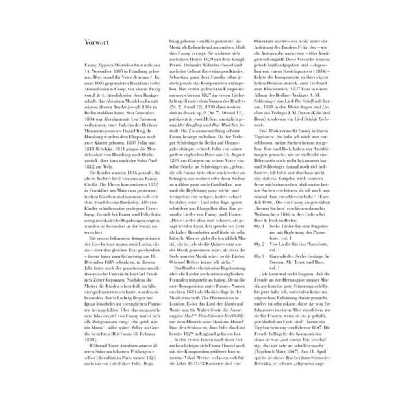 Henle Verlag Fanny Hensel Klavierwerke