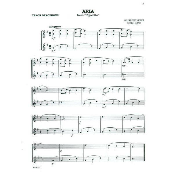 Alfred Music Publishing Classical Duets for All T-Sax