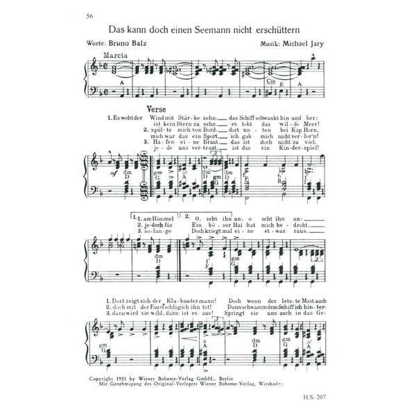 Sikorski Musikverlage Die Seemannskiste