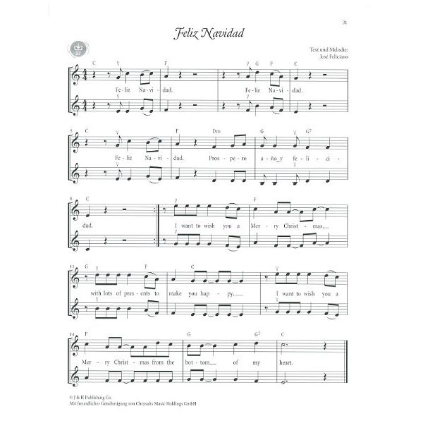 Holzschuh Verlag Fiedel Max Weihnachten Violin