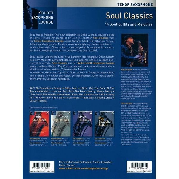 Schott Soul Classics 1 T-Sax