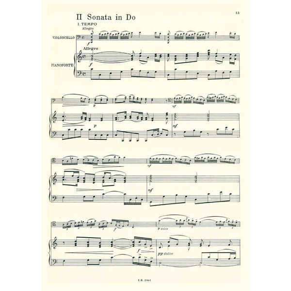 Ricordi Boccherini 6 Sonaten Cello