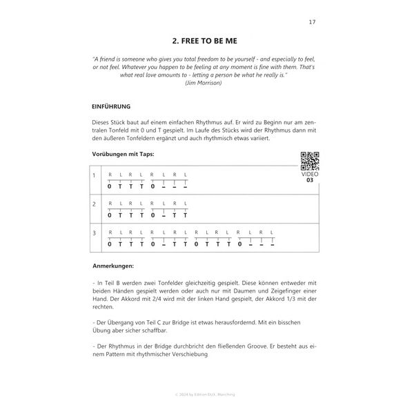 Edition Dux bungsstücke for Handpan