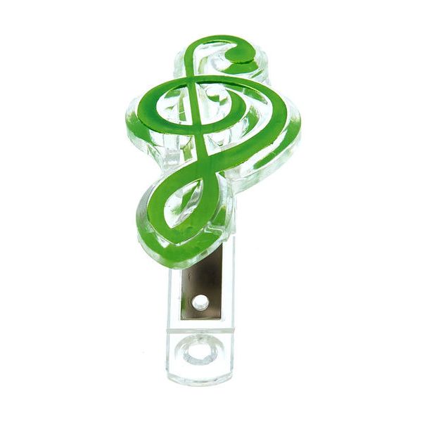 agifty Music Clip Violin Clef Green