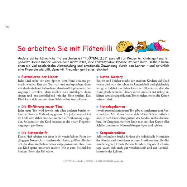 Hage Musikverlag Flötenlilli 1