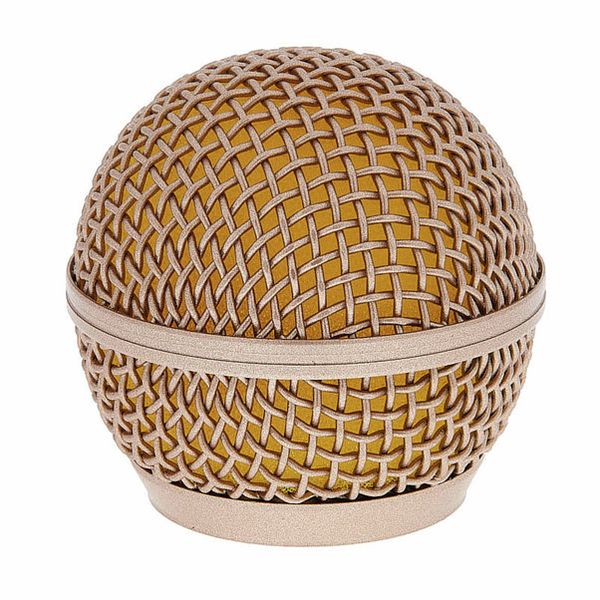 the t.bone SM58 Replacement Screen Gold