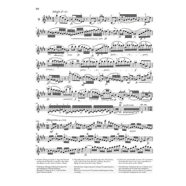 Henle Verlag Rode 24 Caprices Violin