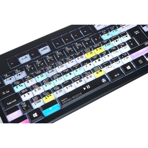 Logickeyboard Astra 2 Davinci Resolve UK PC