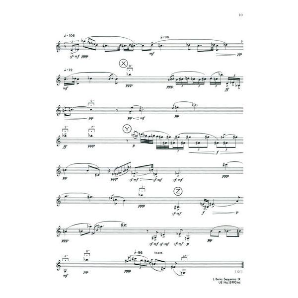 Universal Edition Berio Sequenza IX