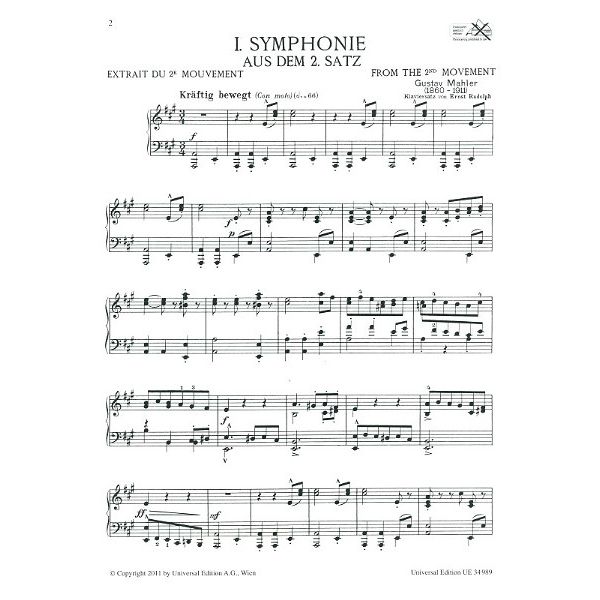 Universal Edition Gustav Mahler Symphonien