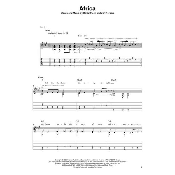 Hal Leonard Pop Standards Fingerstyle