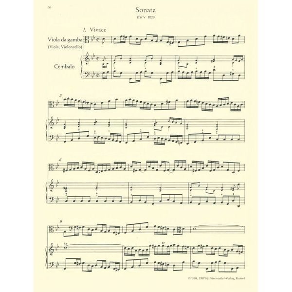 Brenreiter Bach Drei Sonaten Cello