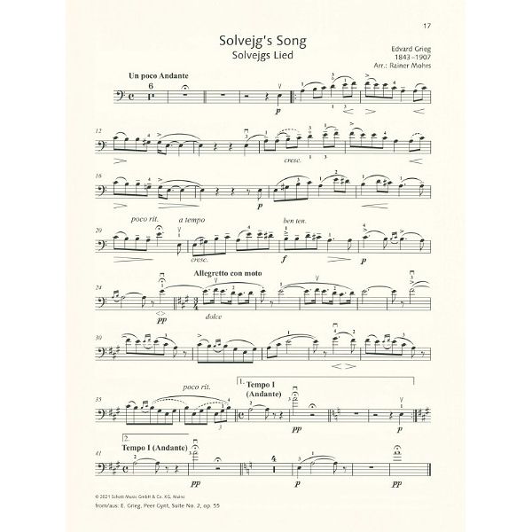 Schott The Entertainer Cello