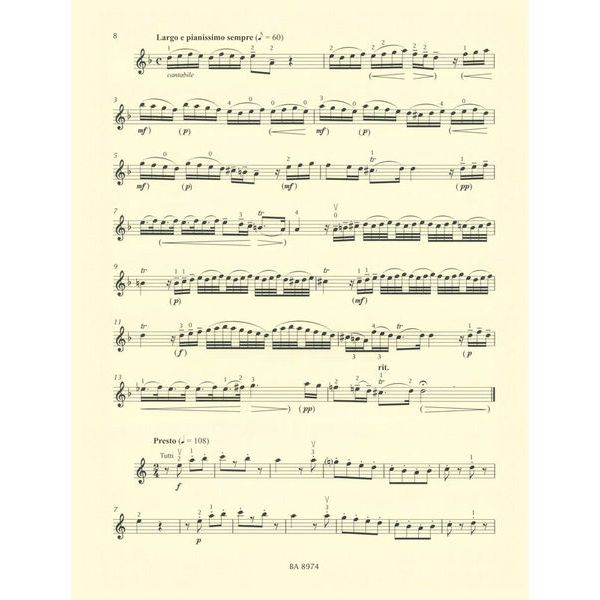 Brenreiter Vivaldi Concerto op.3/6