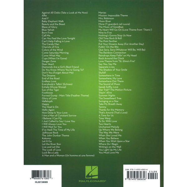 Hal Leonard 101 Movie Hits for Alto Sax