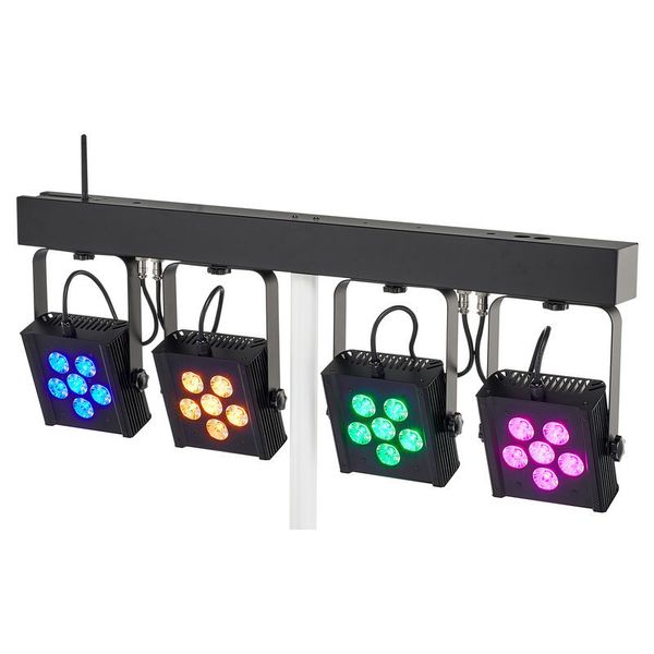 Stairville CLB8 Compact LED Bar 8 Bundle