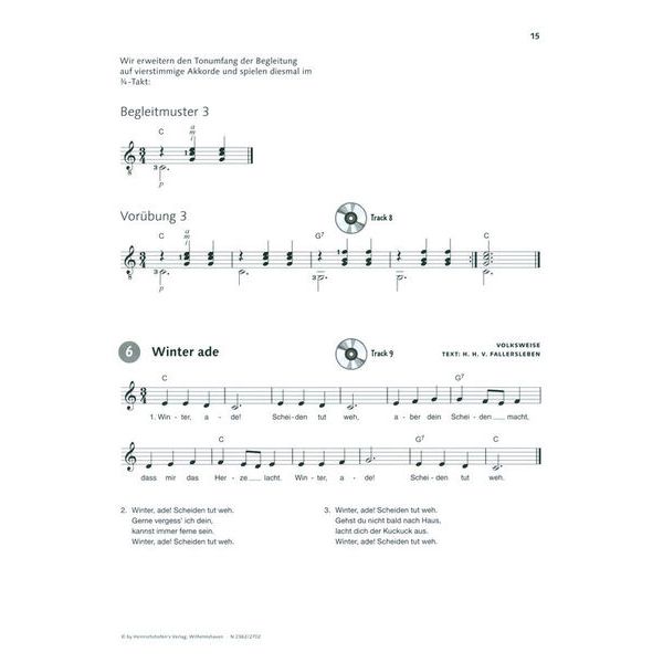 Heinrichshofen Verlag Liedbegleitung Fridolin