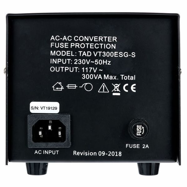 TAD Transformer 230/115V 300VA