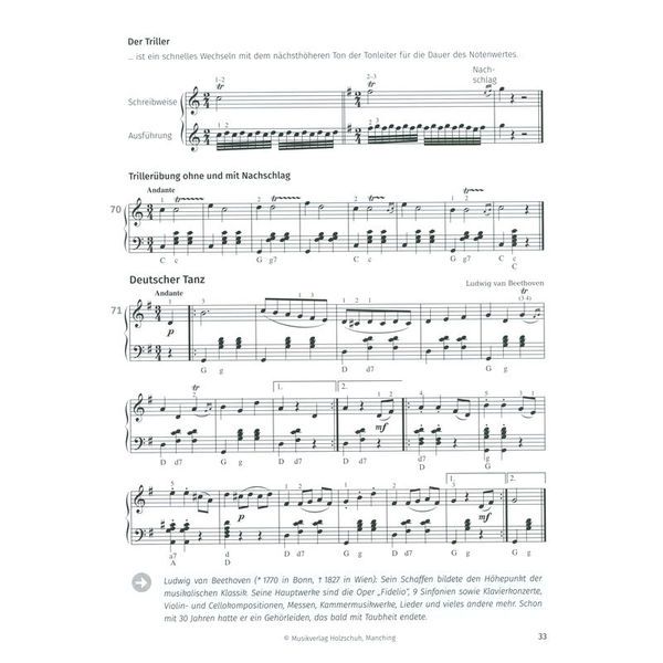 Holzschuh Verlag Neue Akkordeon Schule 2