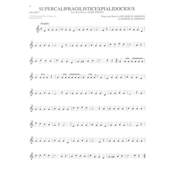 Hal Leonard Big Book Of Disney Trumpet