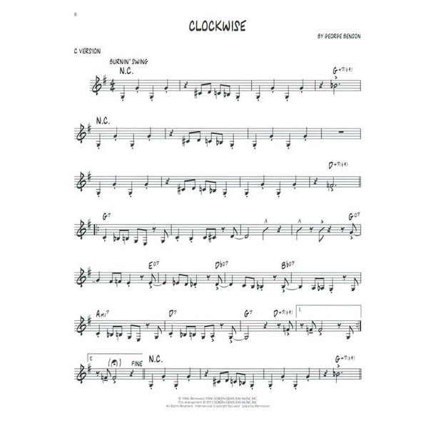 Hal Leonard Jazz Play-Along George Benson