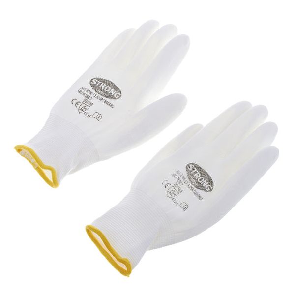 Thomann Nylon gloves white size 7