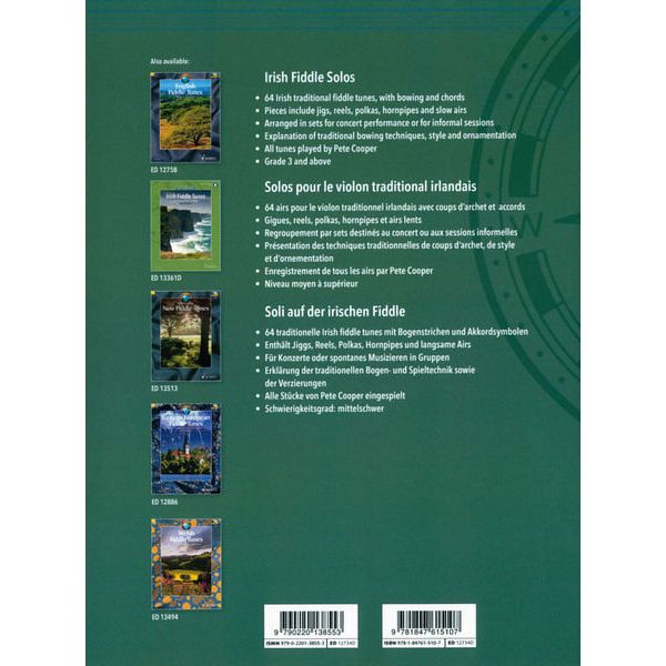 Schott Irish Fiddle Solos