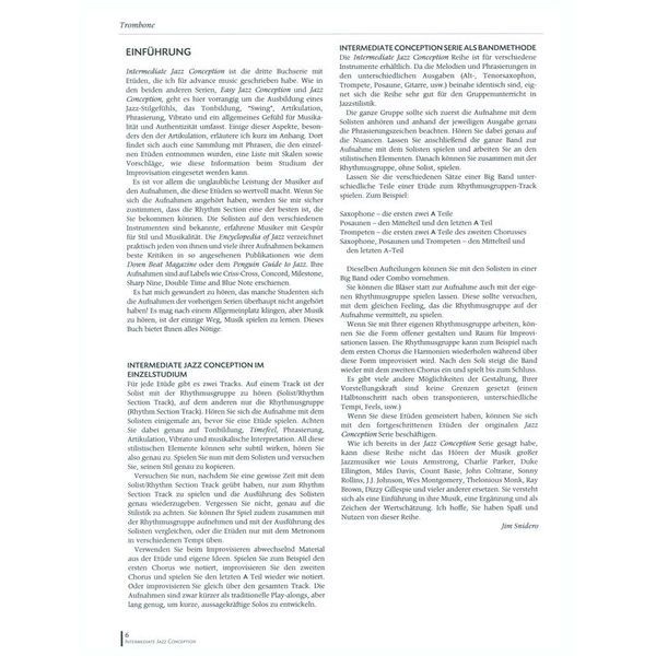 Advance Music Inter Jazz Conception Trombone