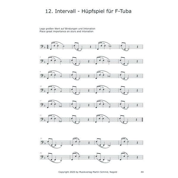 Martin Schmid Blechblsernoten Tuba-Total 2