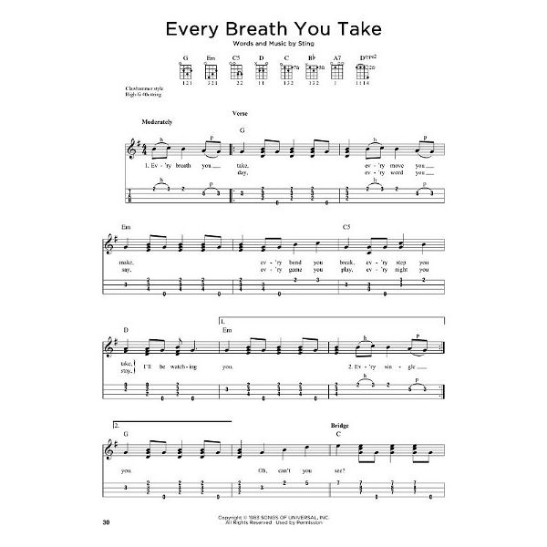 Hal Leonard First 50 Clawhammer Ukulele