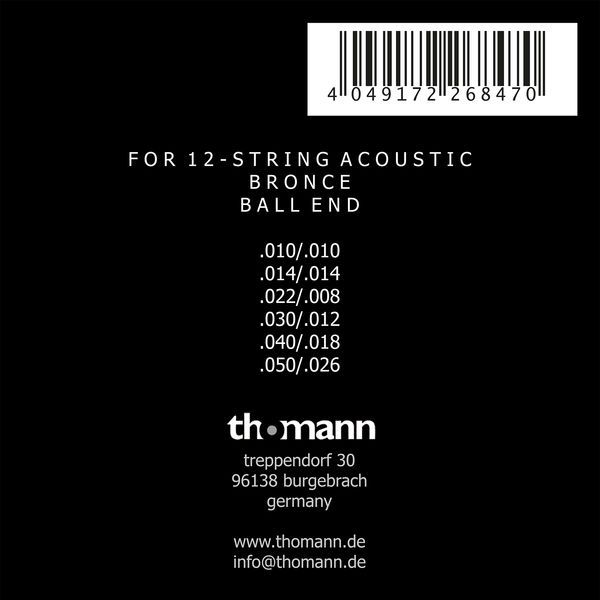 Harley Benton Valuestrings WE12 10-50