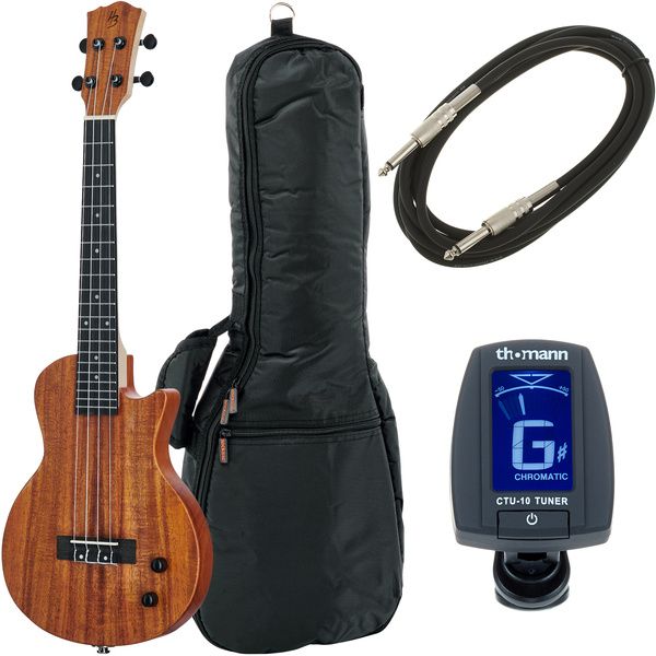 Harley Benton Solid Uke Natural Bundle