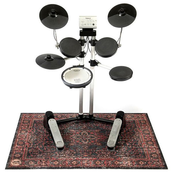 Drum N Base Vintage Stage Mat Black-Red