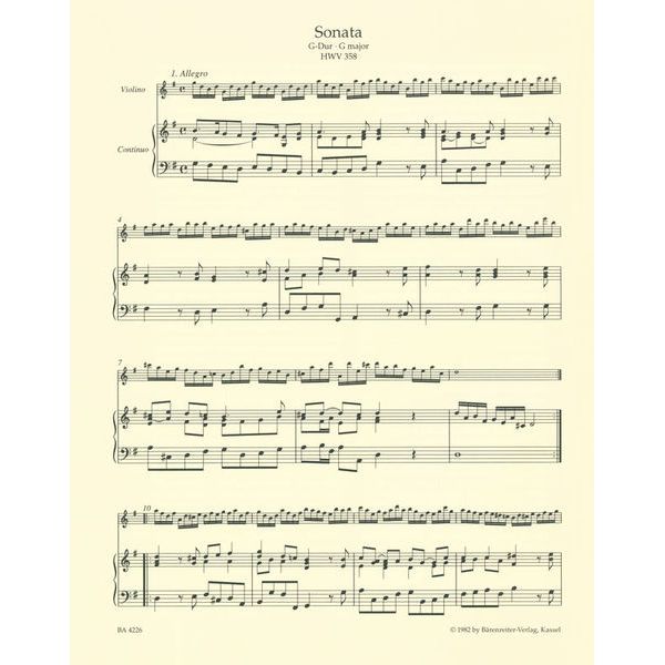 Brenreiter Hndel Smtliche Werke