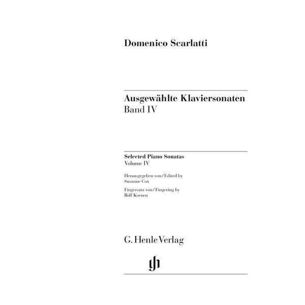 Henle Verlag Scarlatti Klaviersonaten IV