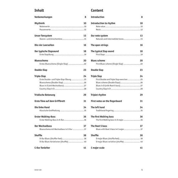 Artist Ahead Musikverlag Rockabilly Slapbass