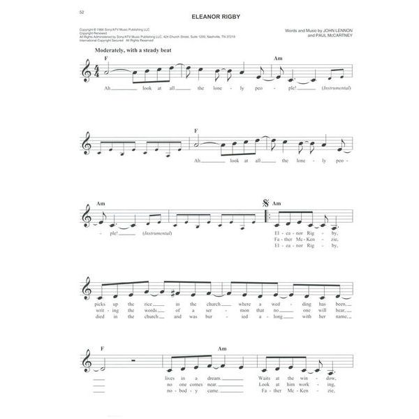 Hal Leonard The Beatles Easy Fake Book