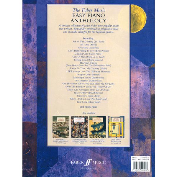 Faber Music Easy Piano Anthology
