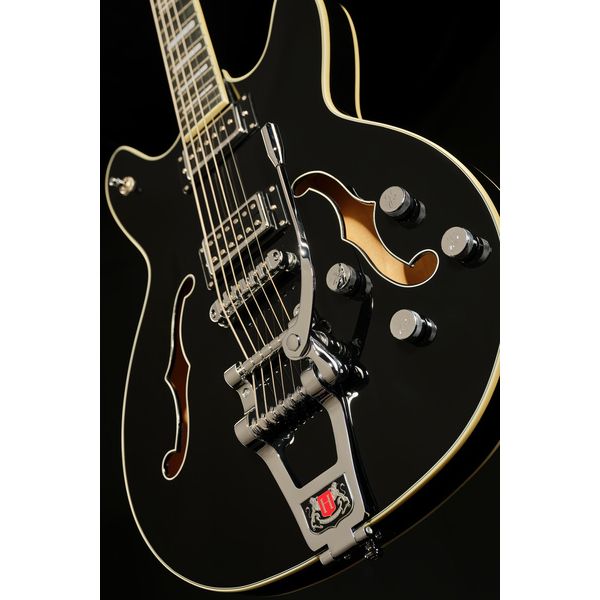 Hagstrom Tremar Viking Baritone Black