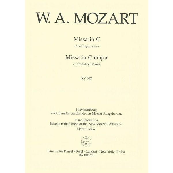 Brenreiter Mozart Krönungsmesse