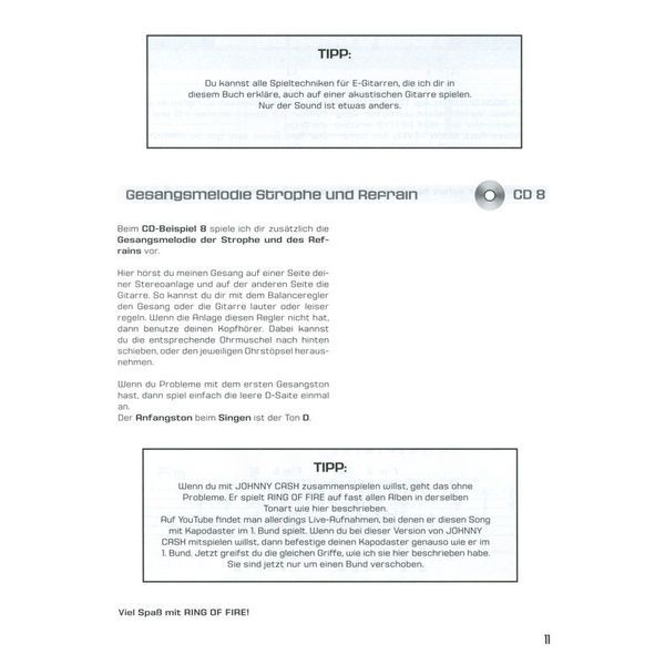 Bosworth Johnny Cash für Gitarre