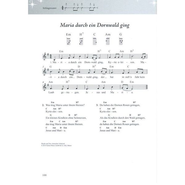 Schott Weihnachtsliederbuch Ukulele