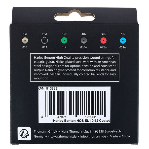 Harley Benton HQS EL 10-52 Coated