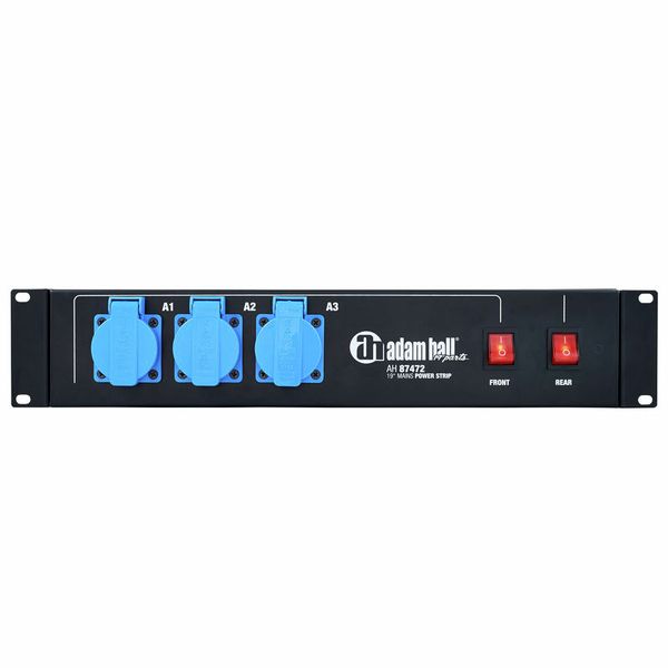 Adam Hall 87472 Mains Power Strip 2U