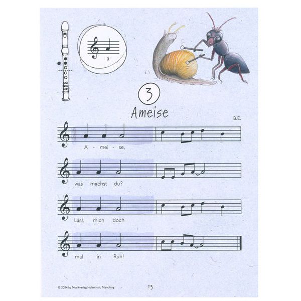 Holzschuh Verlag Meine ersten Flötentöne