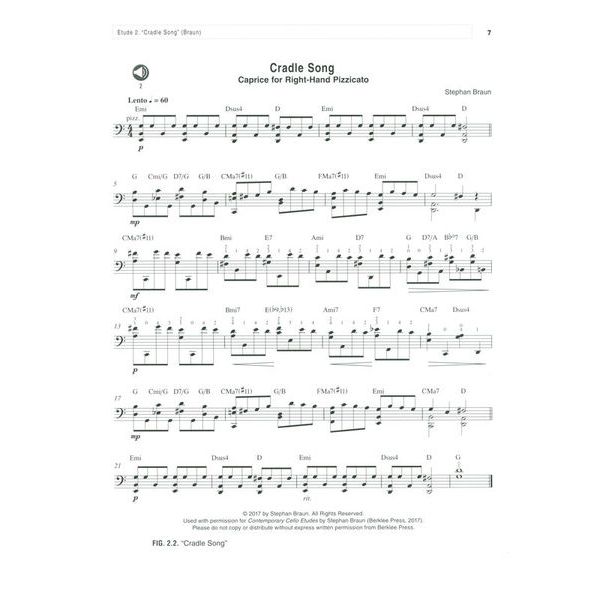 Berklee Press Contemporary Cello Etudes